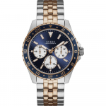 GUESS Odyssey Sinine Roostevabast Terasest Meeste Kvartsikell W1107G3 sinine