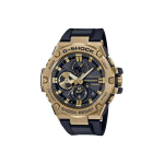 CASIO Meeste G-STEEL Seeria Must Kell GST-B100GB-1A9PFT Black Gold Watch Dial black