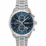 BOSS Grand Prix Sinine Roostevabast Terasest Meeste Kvartsikell 1514226 sinine