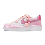 Nike Air Force 1 Pink Wish Cow Leather Slip Resistant Abrasion Resistant Low top Skateboard Shoes Unisex Pink CW2288-111(Team726-) 38.5