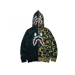 Ape Bape ujumistagi haipea kamuflaaž t&auml;islukuga dressipluus pikkade varrukatega riided L must