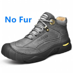 Talvine must ehtne nahk Mugavad meeste kingad Mood Luksuslik Br&auml;nd Meeste Saapad Uus Disain V&auml;limatkasaapad Meeste Vabaajasaapad 46