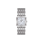 Tissot Kvarts Naiste K&auml;ekell P&auml;rlmuttertahvel Roostevabast Terasest Korpus Naiste kellad T02.1.581.74 Regular Watch Box,Mother-of-Pearl Color