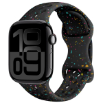 Silikoonrihm Apple Watchile 11 10 9 8 7 46mm 45mm 42mm 41mm Ultra 3/2 49mm Hingav K&auml;epael iWatch 6 5 4 SE 44mm Series 11-10 46mm black