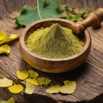 100% puhas ginkgo biloba pulber looduslik taimetee m&auml;lu fookus ajutervis 8.8OZ
