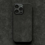 Kvaliteetne Alcantara seemisnahast &uuml;mbris iPhone 15 Pro Max 16 14 13 12 Mini 11 6s 7 8 Plus Xs Max X Xr SE 2022 jaoks, keeratava karvkattega For iPhone 15ProMax must