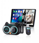 Ottocast Cabin Care 2025 Uus Mudel Traadita Tagumise Istme Vankri CarPlay Traadita CarPlay Lihtne Madal &Uuml;hilduv Autodega Originaalse Juhtmega Autoga Beebi