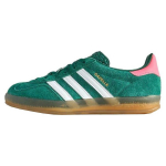 adidas Gazelle Indoor Collegiate Green Pink Naiste Tennised Jalatsid-Valge Lucid-Roosa IG5929 42⅔