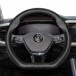Volkswageni &uuml;mmarguse D-kujulise roolikatete jaoks VW Polo Golf 4 5 6 7 Up Gol Passat B8 B7 CC Touran Tiguan T-Roc Touareg ID3