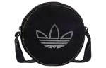 Adidas Originals Trefoil &Ouml;koloogiliselt S&otilde;bralik Pol&uuml;ester V&auml;ike &Uuml;mmargune Kott, &Otilde;lakott, Crossbody Kott Tavaline Naiste Must IT7387