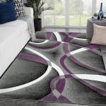 VIKAMA Moodne Abstraktne Geomeetriline Vaip Libisemiskindel ja Kergesti Puhastatav Elutoa Diivani Vaip Kontori Magamistoa Vaip Kodu Kaunistus 80cm x 120cm