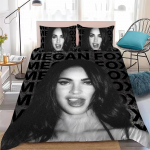 M-Megan Fox Tekikott Komplekt Kodu Stiilis Voodipesu Pehme Pesu Puuvillane Voodi 3 Osaline Komplekt &Uuml;li&otilde;pilaste &Uuml;hiselamu Kingitus EU Single(135x200cm)