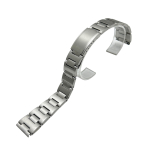 Roostevabast terasest kellarihm Seiko SK005A/B 7002 700A 6309 seeriale uute sirgete kinnitustega 21mm x 19mm gray