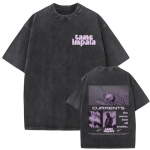Tame Impala Deadbeat Tour 2026 Vintage Pesu T-s&auml;rgid Meeste Mood Harajuku L&uuml;hikeste Varrukatega T-s&auml;rgid Hip Hop Popmuusika Puuvillased T-s&auml;rgid S mitmev&auml;rviline