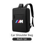 BAAM1 Uus 2025 Auto LOGO Uus &Auml;rikott USB Laetav Koolikott Veekindel S&uuml;learvutikott Seljakott BMW Motorsport X1 X5 E39 E46 E jaoks black