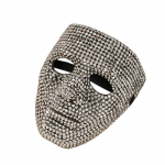 Lihtne Veneetsia maskeraadipidu mask Elastsed rihmad Luksuslik kividest mask Vintage elegantne t&auml;isn&auml;omask Maskeraadi ehted hall