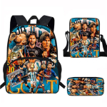 Messi teemaline koolikoti komplekt lastele koos &otilde;lakoti ja pliiatsitopsiga algklasside &otilde;pilastele Design 25