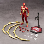 Hiina animeeritud Marvel Avengers Raud-&Auml;mblikmehe m&auml;nguasjakuju poisi kaunistused must kuld ja punane nuku mudel style 9