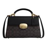 COACH Eliza kunstnahast k&auml;ekott, &otilde;lakott suur naiste must CW012-IMXAQ One Size 1 black