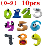 S Number Lore Pl&uuml;&uuml;sist M&auml;nguasi Tegelaskuju Nukud Kawaii T&auml;idisloom T&auml;hestiku Lore Pl&uuml;&uuml;sist M&auml;nguasjad Lastele Hariduslikud Kingitused blue