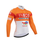 Ineos 2026 Team S&uuml;gis Pikkade varrukatega Jalgrattas&auml;rgi Komplekt P&uuml;ksid Ropa Ciclismo R&otilde;ivad Jalgratta &Uuml;likond Meestele Jalgrattar&otilde;ivad Mailllot L white