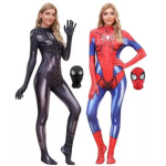&Auml;mblikmehe trikoo sama stiil must naissoost &Auml;mblik MJ kost&uuml;&uuml;m Jumpsuit Cosplay riietus XXXL punane