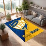 ifk g&ouml;teborg Tr&uuml;kitud Kristall Samet Vaip Libisemisvastane Kristall Samet Vaip Diivani Magamistoa Siseruumides Kodu Kaunistamiseks 80cmx120cm
