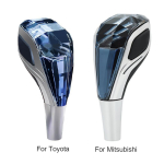 Auto Kristall Universaalne Modifitseeritud K&auml;igukasti Nupp K&auml;epide K&auml;epall Mitmev&auml;rviline LED Valgus Toyota jaoks Hyundai jaoks Mazda jaoks VW jne gray