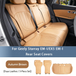 Geely Starray EM‑i / Galaxy Starship 7 EM‑i jaoks Autop&auml;evakate Poolkattega Istmepadi Hingav Auto Interj&ouml;&ouml;ri Aksessuaarid Artificial leather&Four Seasons brown