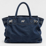Vintage teksist kott naistele Suure mahutavusega T&ouml;&ouml;le s&otilde;itmiseks &Otilde;lakott K&auml;ekott T&otilde;mblukuga Sisemiste taskutega Dark Blue Denim black