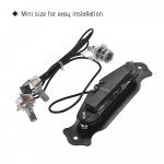 Kitarri vasest &uuml;he magnetm&auml;hisega m&uuml;ravaba akustilise kitarri helitugevuse reguleerimise ja nuppude kinnituskruvide komplekt must