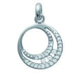 Les Tr&eacute;sors De Lily [J9384] &ndash; h&otilde;bedane ripats 'C&acirc;lin' H&otilde;bevalge (roodiumiga kaetud) &ndash; 14 mm valge