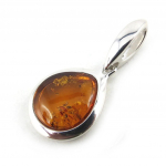 Les Tr&eacute;sors De Lily [N2183] &ndash; h&otilde;bedane ripats 'Inspiration' Amber (roodiumiga kaetud) &ndash; 19x15 mm h&otilde;be