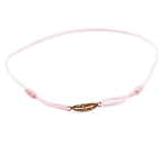 Les Tr&eacute;sors De Lily [R0173] - 'Boho' kahvaturoosa kullast terasest k&auml;ev&otilde;ru (sulg) - 10x5 mm Heleroosa