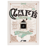 Les Tr&eacute;sors De Lily [Q6964] - Plaque m&eacute;tal 'French Vintage' (L'&eacute;picerie de Mister Capone -caf&eacute;) - 40x30 cm must