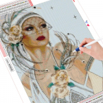 Teemantmaali t&uuml;druk 5d teemanttikandid m&uuml;&uuml;k rhinestones pildid 20X30CM