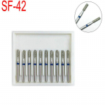 10 tk Dental Diamond Burs FG Kiire puur poleerimiseks silumist&ouml;&ouml;riista hambaravi instrument SF-42