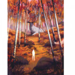 Teemanttikandid Vaher Metsloom t&auml;isruuduline/&uuml;mmargune Uus saabumine 3D DIY Teemantmaal Lightbringer Pilt kivist pistest risti seinakunstist Full Round (20X30CM)