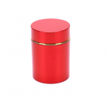 70Ml Proof Container Alumiinium Herb Stash Metallsuletud purgiteepurkide karbid punane