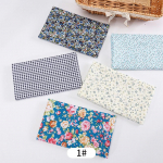 5 tk / partii Tr&uuml;kitud Patchwork Doll K&auml;sitsi valmistatud aksessuaarid Puuvillane kangas Lillekangad isetegemiseks 1