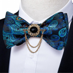 Dibangu klassikalised mustad kikilipsud meestele siidist liblikas eelseotud kikilips Tasku kandiline mansetin&ouml;&ouml;bid &uuml;likonnakomplekt kikid LH-3009