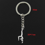 Moodv&otilde;imlemine Gimnast Sporter 30x11mm ripats 30mm v&otilde;tmehoidja metallist kett Meeste autohoidja kingitus suveniirid v&otilde;tmehoidja h&otilde;be