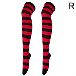 Triibulised reied &uuml;le p&otilde;lve K&otilde;rged sokid naistele Pikad sukad Armsad Kawaii puuvillased kootud k&otilde;rged s&auml;&auml;resoojendajad sokid