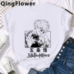Jaapani anime Jujutsu Kaisen T-s&auml;rk Naiste Kawaii Yuji Itadori T-s&auml;rk Gojo Satoru Graafiline top T-s&auml;rk Moodne naiste T-s&auml;rk XXXL