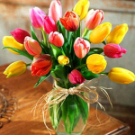 5D DIY T&auml;ispuurimine &Uuml;mar Teemantmaalimine Tulp Teemant Ilus Lillemaal 5D Ristpistes Tikandid K&auml;sit&ouml;&ouml; Full Round 60x90CM black