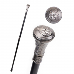 Hundipea Totem Reljeef jalutuskepp Mood dekoratiivne jalutuskepp Gentleman Luxury Crosier Knob jalutuskepp 93cm