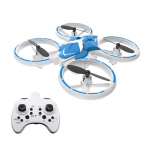Flytec T22 minidroon lastele RC Quadcopter funktsiooniga Auto Hover LED hingamisvalgus, &uuml;he nupuga sinine