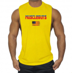 Muscleguys Brand Fashion Meeste j&otilde;usaali tanktopid Madala l&otilde;ikega seksikad s&auml;rgid Fitness Meeste vestid kulturismi singlitekstid M must
