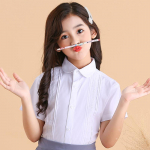 Suvised teismeliste t&uuml;drukute l&uuml;hikesed s&auml;rgid lastele Koolivormid L&uuml;hikeste varrukatega V&auml;ikelapsed T&uuml;drukud Valged Pluusid Beebit&uuml;drukute R&otilde;ivad Topid 140