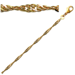 Les Tr&eacute;sors De Lily [R2942] &ndash; Singapuri kullatud kett/kaelakee &ndash; 50 cm 2. 5 mm kuld